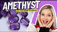 AMETHYST - All About Amethyst: The Fascinating World of This Purple Gemstone