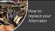 How to change the alternator on a 1978 MGB!
