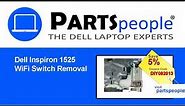 Dell Inspiron 1525 (PP29L) WiFi Switch How-To Video Tutorial
