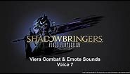 FFXIV Viera Voice 7 (Combat & Emotes) OLD