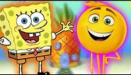 Emoji Movie and SpongeBob SquarePants Finger Family Songs SpongeBob Nursery Rhymes