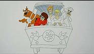 Scooby Doo Coloring book for children