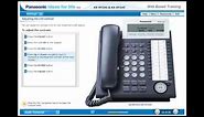 Basic Set Up of Your Panasonic KX-NT343/KX-DT343 VoIP or Digital Phone