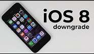 How to downgrade to iOS 8! (iPhone 5, 4S, iPad 4 & More!)