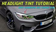 How to install Headlight Tint Film with our DIY POV tutorial