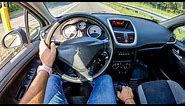 2007 Peugeot 207 [1.4 16V 88HP] |0-100| POV Test Drive #1305 Joe Black