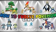 How To Evolve Every Pokemon From 4th Generation