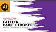 How to Create Paint Strokes Vector Background in Adobe Illustrator