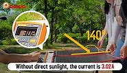 DOKIO 300W 18V Portable Solar Panel Kit Folding Solar Charger with 2 USB Outputs for 12v Batteries/Power Station AGM LiFePo4 RV Camping Trailer Car Marine…