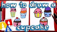 How To Draw Funny Cupcakes