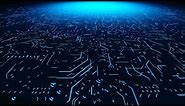 Digital circuit board futuristic Technology background Video - Free 4K Stock Footage