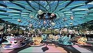 Mad Hatter's Tea Cups Full POV Ride Experience at Disneyland Paris - Fantasyland