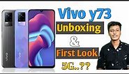 Vivo y73 Unboxing | Vivo y73 First look and specifications | Vivo y73 5G..?? | Tech Zindagi