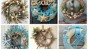Nautical Wreaths Ideas - Summer Wreaths Inspo - Beach Themed Wreath Ideas