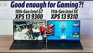 11th-Gen Intel XE vs 10th-Gen G7 XPS 13 Gaming Comparison
