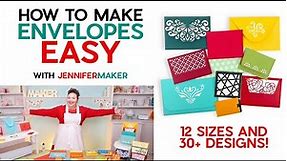 How to Make Envelopes Easy! | A1-A10 + Cash Envelopes & Gift Card Sleeves