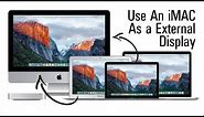 Use an iMac as an External Monitor