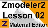 Zmodeler2 - Lesson 02, Edit Textures,Make License plate ( HD with voice )