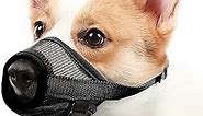 Mayerzon Dog Muzzle with Adjustable Strap to Prevent Biting Fierce Barking and Chewing, Air Mesh Breathable Pet Muzzle for Small Medium Large Dogs