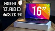 Apple Refurbished MacBook Pro 16" Unboxing - Better Than Buying New?