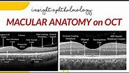 NORMAL MACULAR ANATOMY ON OCT
