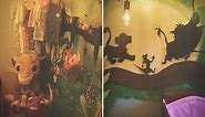 Clever bloke creates Lion King theme nursey for his daughter including a HUGE mural – and he used eBay and D