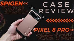 Pixel 8 Pro Spigen Tough Armor Case Review Rose Gold Color Dual Layer Drop Protection Test vs