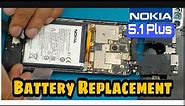 Nokia 5.1 Plus Battery Replacement with easy method 2021