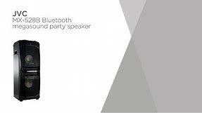 JVC MX-D528B Bluetooth Megasound Party Speaker - Black | Product Overview | Currys PC World