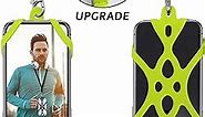 2 in 1 Cell Phone Lanyard Rocontrip Strap Case Holder with Detachable Neckstrap Universal for Smartphone iPhone 8,7 6S iPhone 6S Plus,Samsung Galaxy Google Pixel 4.7-5.5 inch (Kelly)