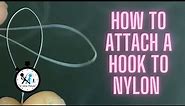 How to attach a hook to nylon