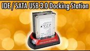 IDE SATA USB 3.0 Docking Station review and demonstration