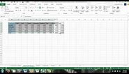 Excel Tutorial: How to Transpose a Table in Excel Change From Verticle to Horizontal 2010, 2013