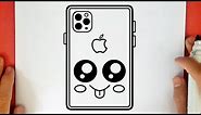 HOW TO DRAW A CUTE IPHONE
