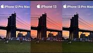 iPhone 13 Pro Max vs iPhone 12 Pro Max vs iPhone 13 | Camera Test
