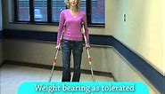 How to use canes, crutches and walkers after surgery
