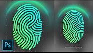 Fingerprint Gradient - Tutorial Photoshop CC 2019