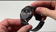 Casio G-Shock GM-S2100 black unboxing & first look (4K)