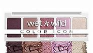 wet n wild Color Icon Eyeshadow Makeup 5 Pan Palette, Purple Petalette, Matte, Shimmer, Metallic, Long Wearing, Rich Buttery Pigment, Cruelty Free