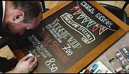 How to Neatly Write on a Chalkboard