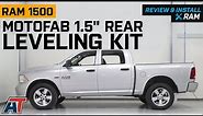 2009-2020 RAM 1500 MotoFab 1.5 Inch Rear Leveling Kit Review & Install