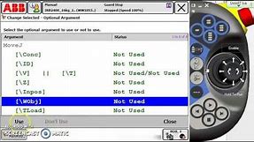 Robot Programming ABB Introducing a line of motion code IRC5 Flex Pendant Prog Basic #1
