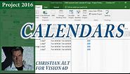 # 11 MS Project 2016 ● Calendars with Holidays ● Create Specific Calendar