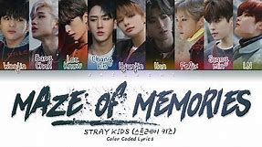 Stray Kids - Maze of Memories (잠깐의 고요) (Color Coded Lyrics Eng/Rom/Han/가사)