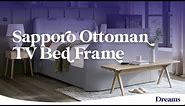 Sapporo Ottoman TV Bed with Surround Sound | Dreams Beds