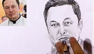 How To Draw Realistic Face Elon Musk | Pencil Sketch #ElonMusk