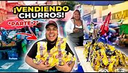 😱VENDIENDO CHURROS en el CENTRO de SAN SALVADOR *estrenamos el carretón*