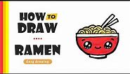 How to Draw Ramen - Drawing Ramen I Easy Drawing