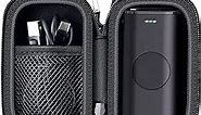 casmilee Carrying Case for iWALK Portable for Apple Watch Charger & Phone Charger 9000mAh/5000mAh, Charging Battery Pack Storage Holder for Anker Nano Power Bank 10000mAh 30W Max - Bag Only (Black)