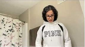 A Pink Victoria’s Secret hoodie review